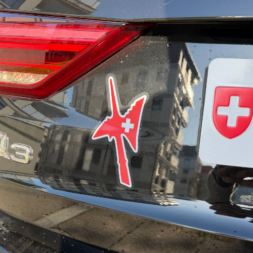 Autoaufkleber "Hellebarde"